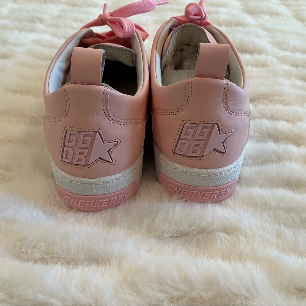 GOLDEN GOOSE Women's Perforated Leather Sneakers - Pink - Picture 6 of 15